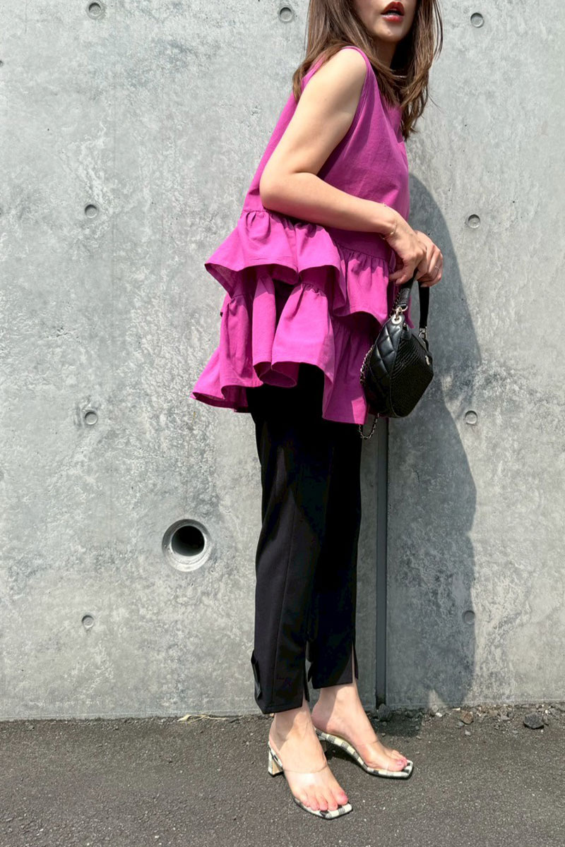 【ティアードフリルフレンチチュニック(sd-7220)】