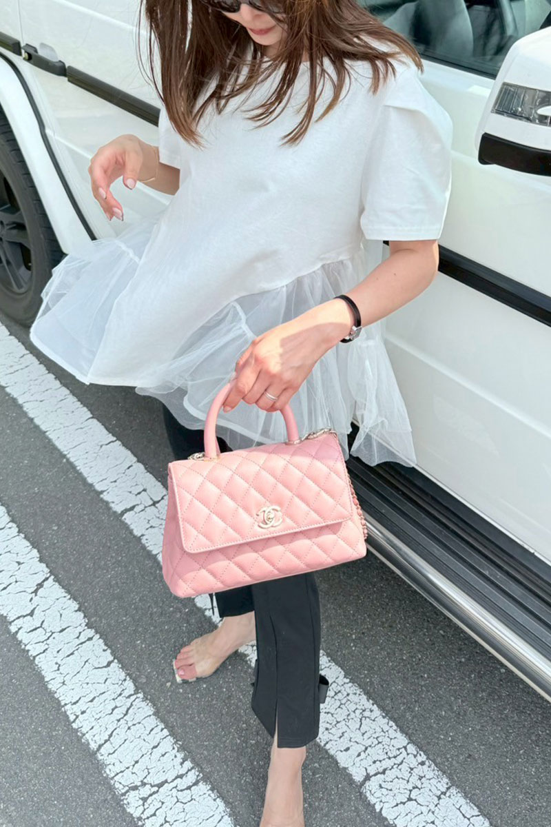 【ティアードチュールフレアTシャツ(sd-7610)】