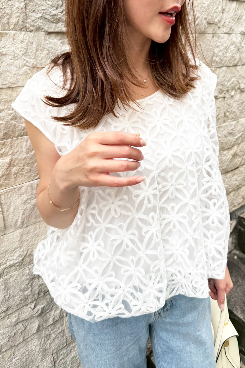 【OHANAレースバルーンTOPS(myu1249)】 