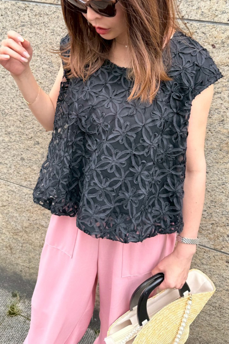 【OHANAレースバルーンTOPS(myu1249)】 