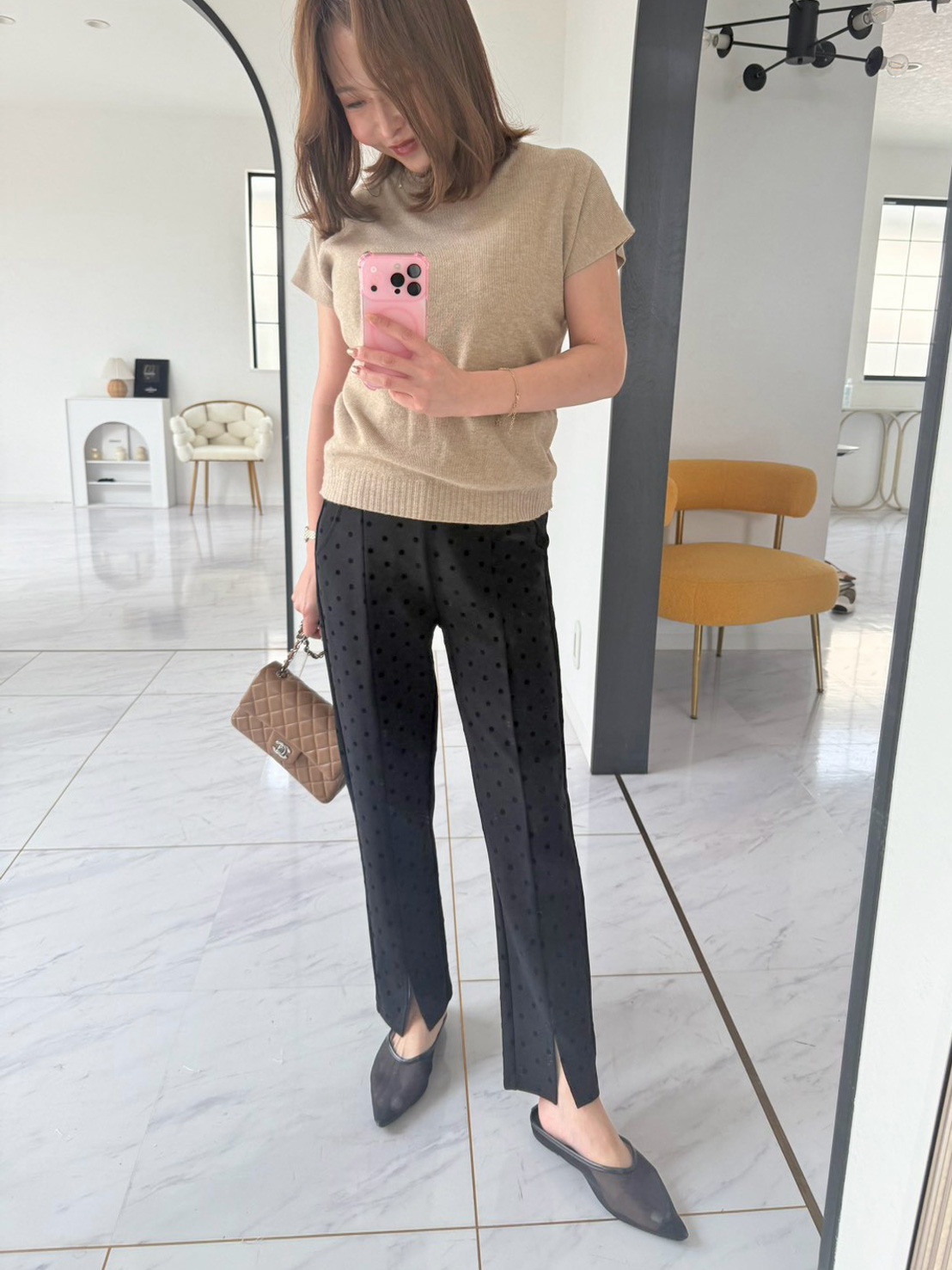 ＼3日間限定PRICE!!今だけ4,495円!!／8/3まで!!【DOT 美脚見せ -5キロパンツ】(aj063) ☆ノベルティ対象商品☆
