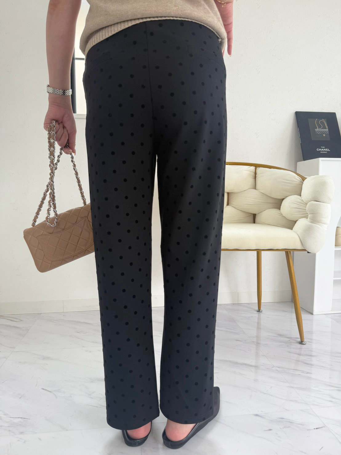 ＼3日間限定PRICE!!今だけ4,495円!!／8/3まで!!【DOT 美脚見せ -5キロパンツ】(aj063) ☆ノベルティ対象商品☆