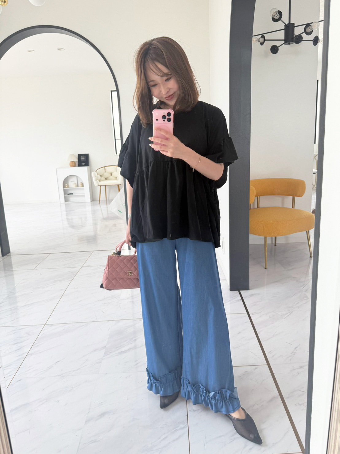 ＼3日間限定PRICE!!今だけ1,980円!!／8/3まで!!【ビッグシルエット フリルTee (sd21062)】 ☆ノベルティ対象商品☆