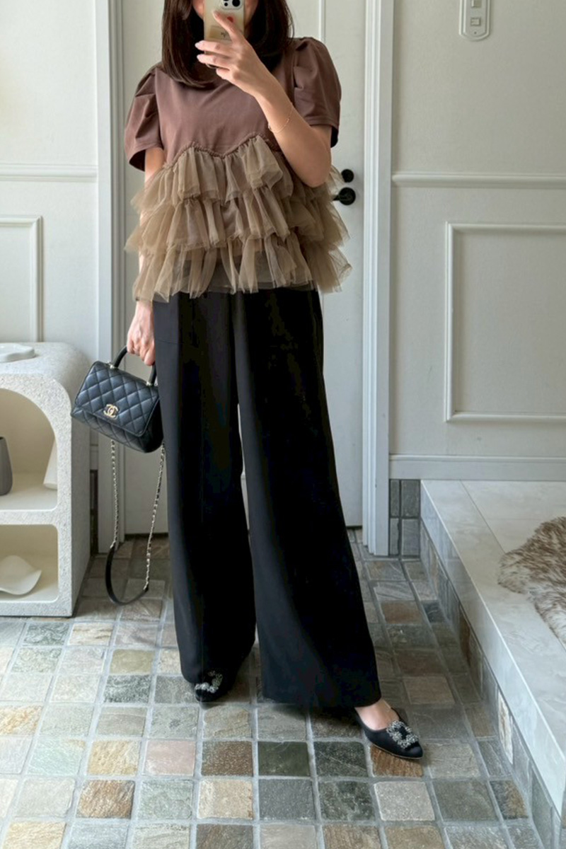 【さらっとエアリーワイドパンツ(kk2505-1-0572)】