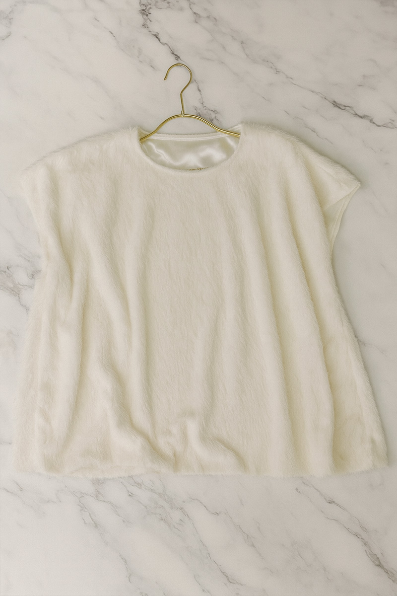 ECOファー裾バルーンTOPS