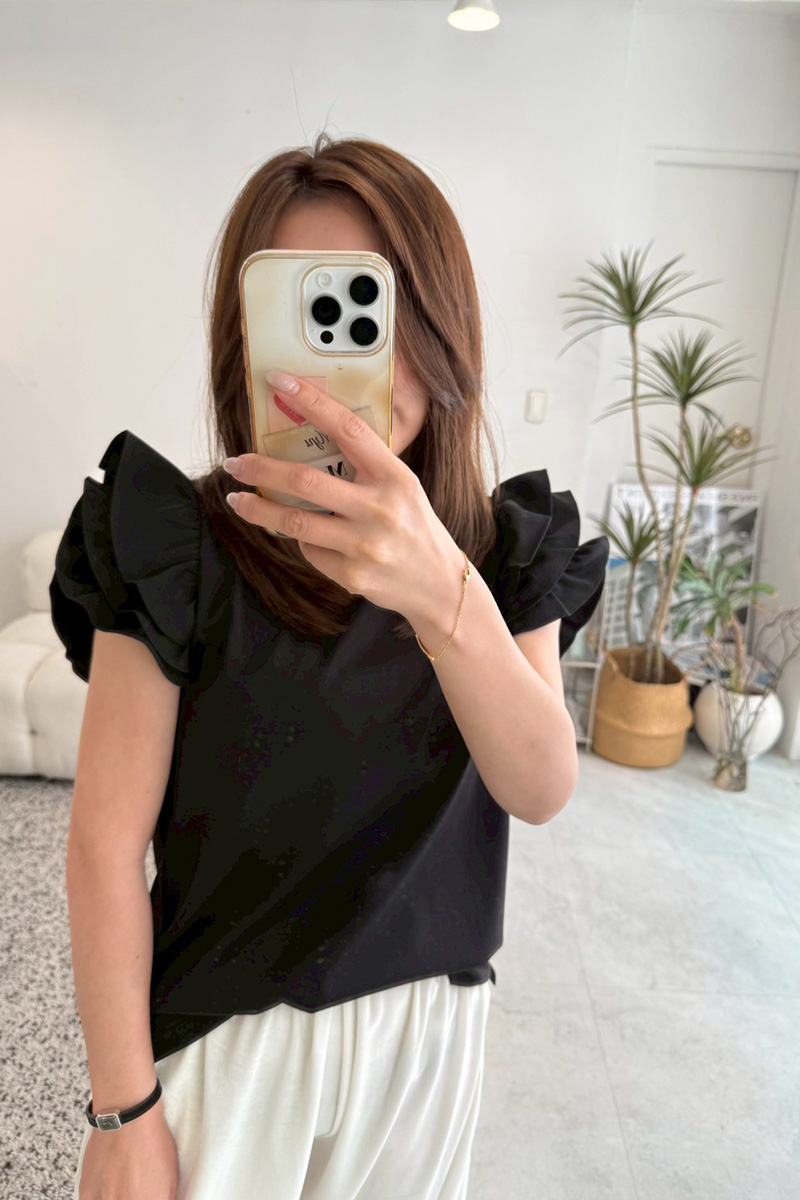 肩プチフリルTシャツ(ma3-2507)