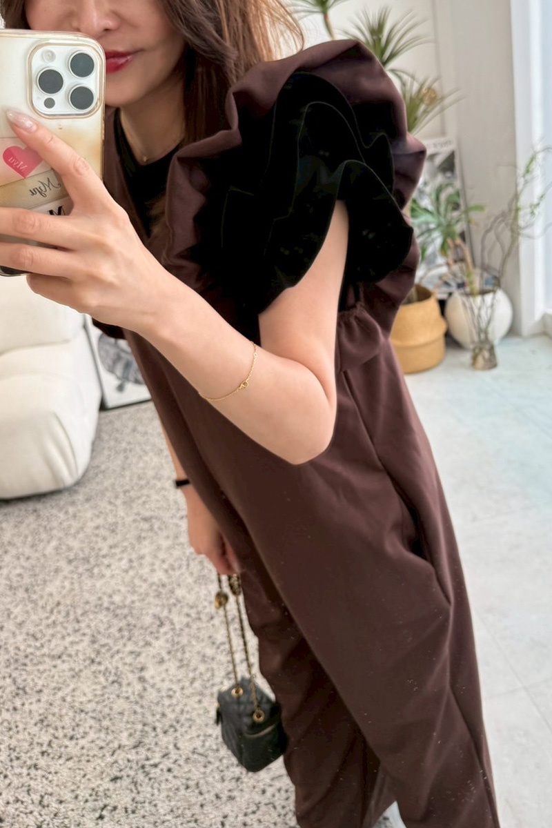 肩プチフリルTシャツ(ma3-2507)