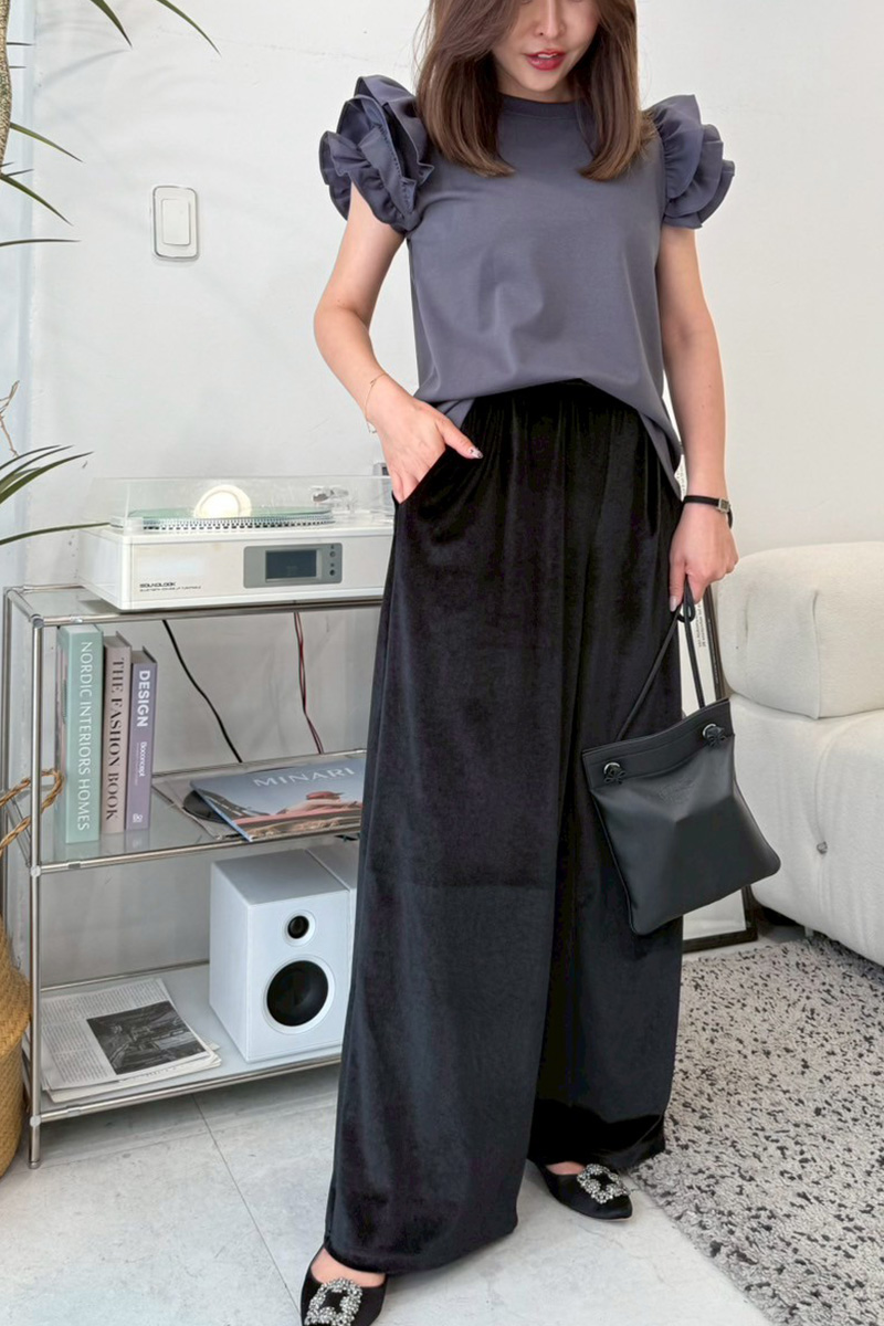 肩プチフリルTシャツ(ma3-2507)