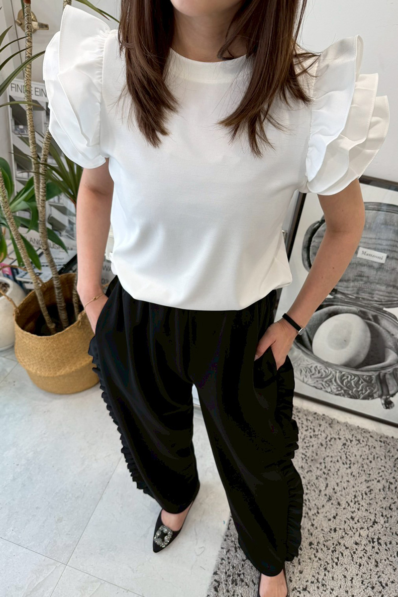 肩プチフリルTシャツ(ma3-2507)