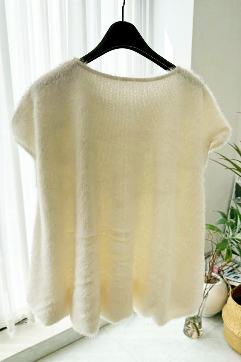 ECOファー裾バルーンTOPS(ma10-2508)