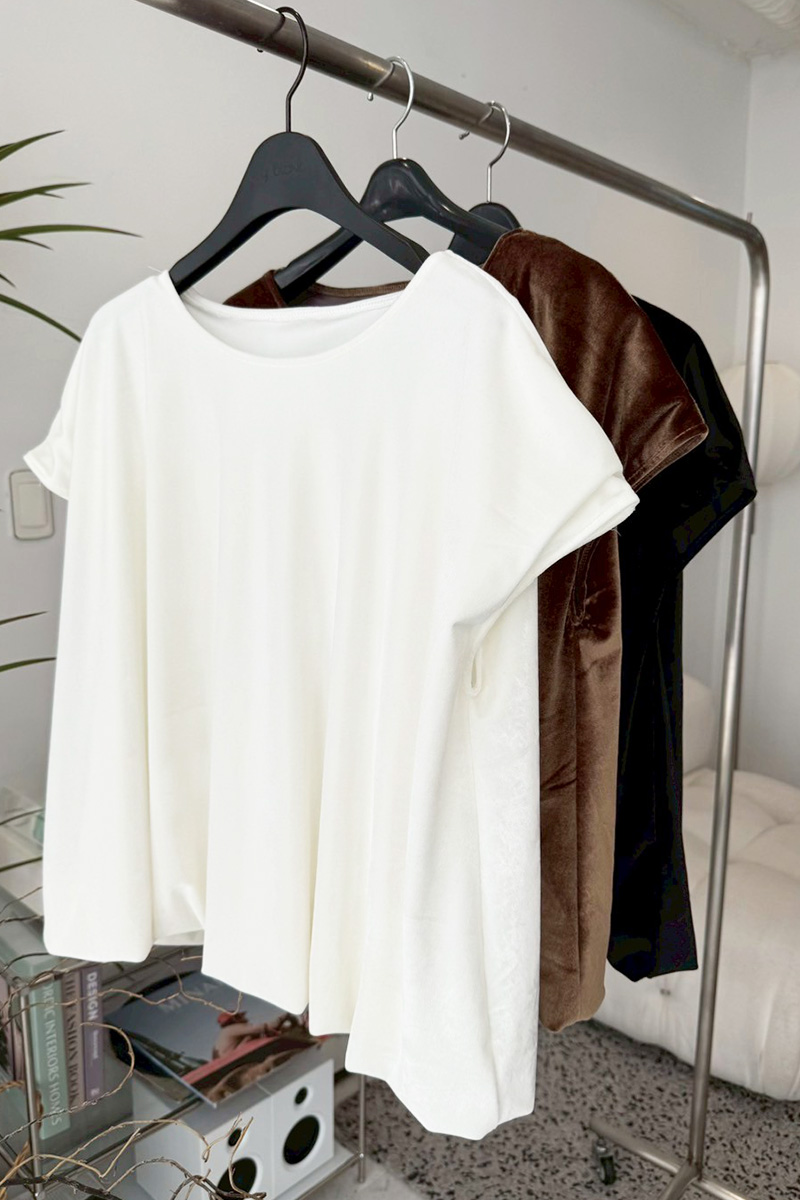 ベロア裾バルーンTOPS(ma9-2508)