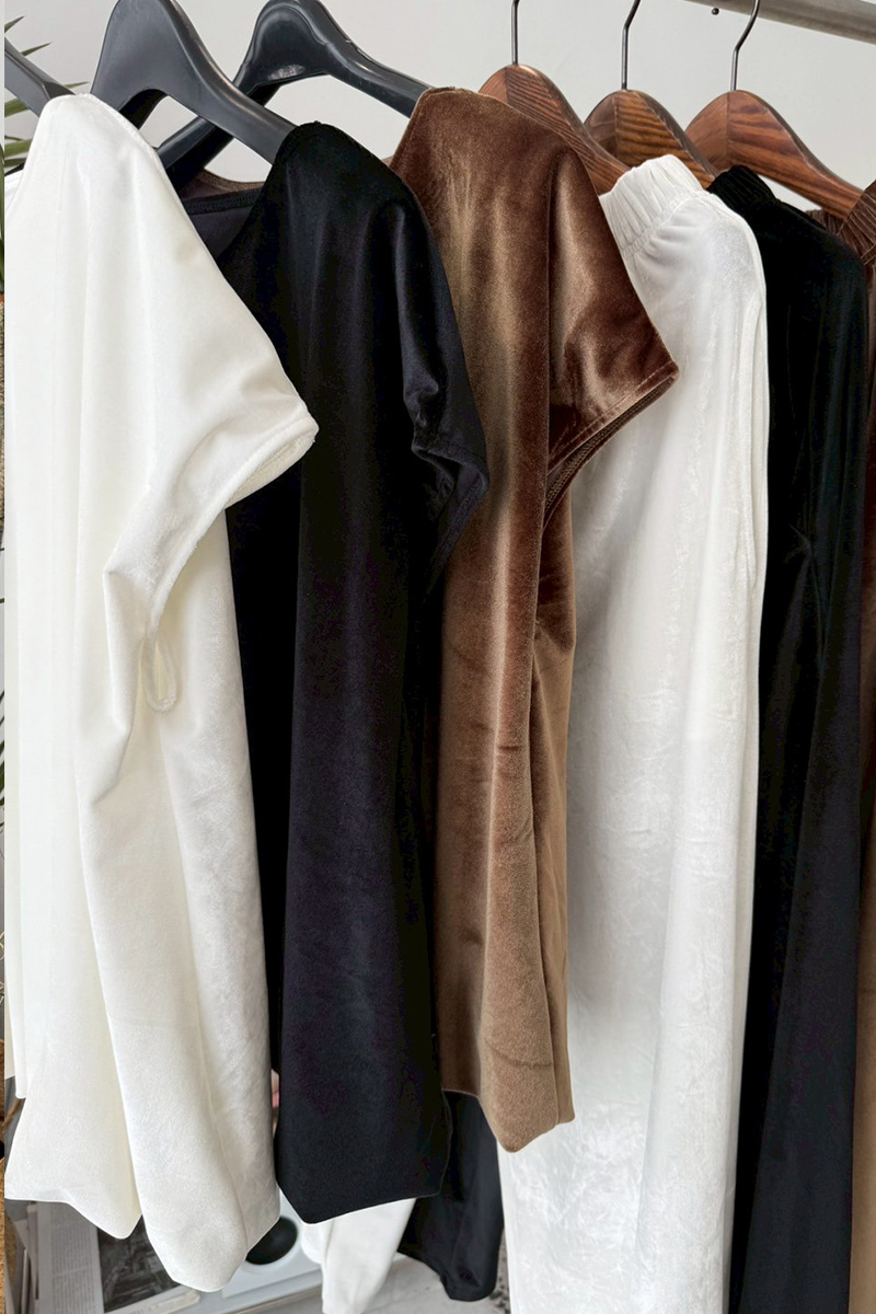 ベロア裾バルーンTOPS(ma9-2508)