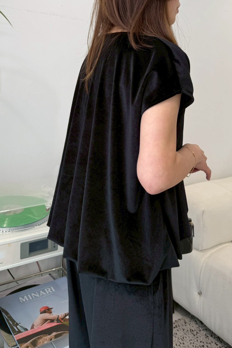 ベロア裾バルーンTOPS(ma9-2508)