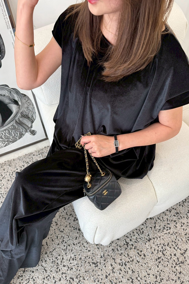 ベロア裾バルーンTOPS(ma9-2508)