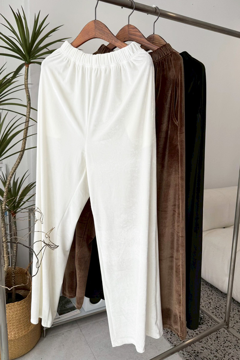 ベロアリラックスワイドパンツ(ma8-2508)