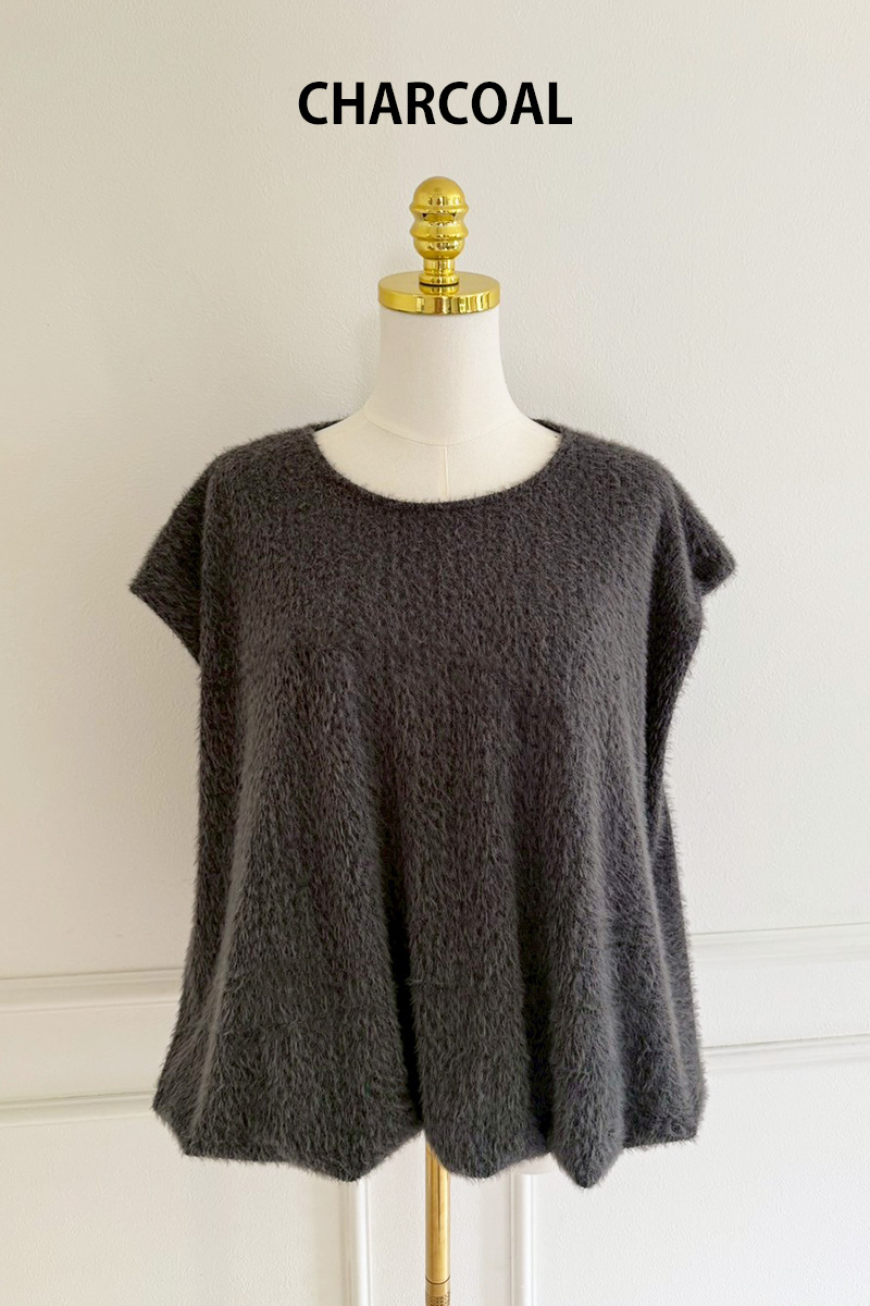 ECOファー裾バルーンTOPS(ma10-2508)