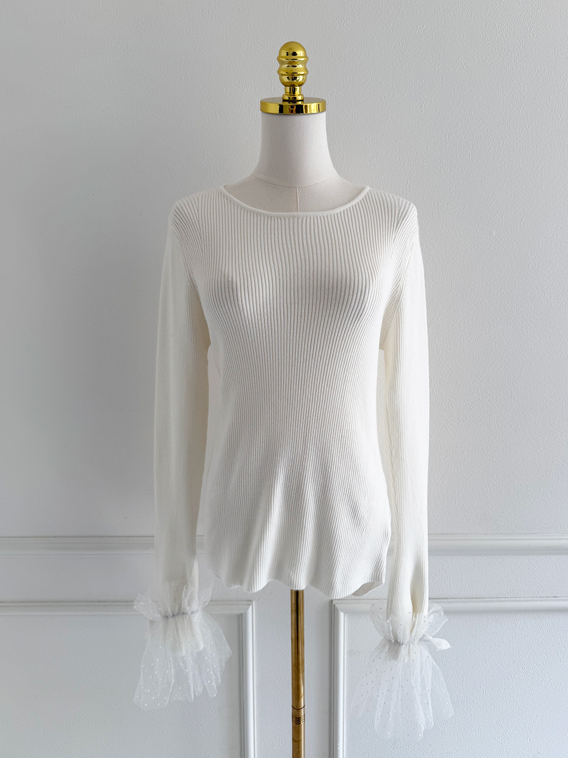 2wayフレアスリーブ リブニット(SP88218)