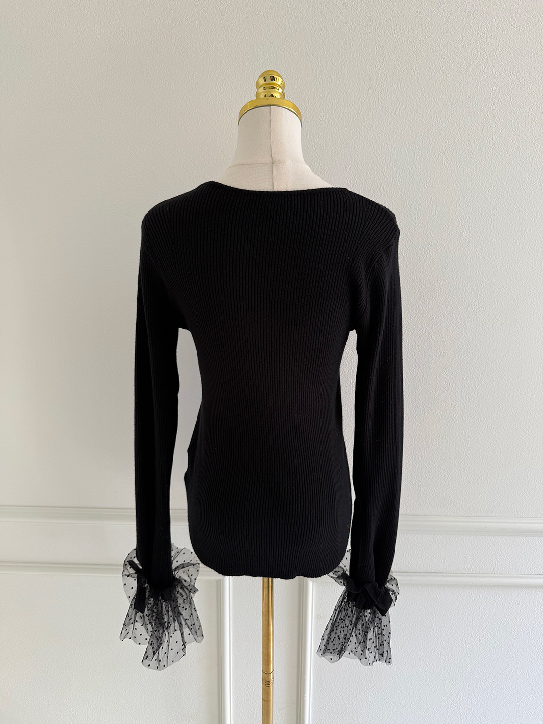 2wayフレアスリーブ リブニット(SP88218)