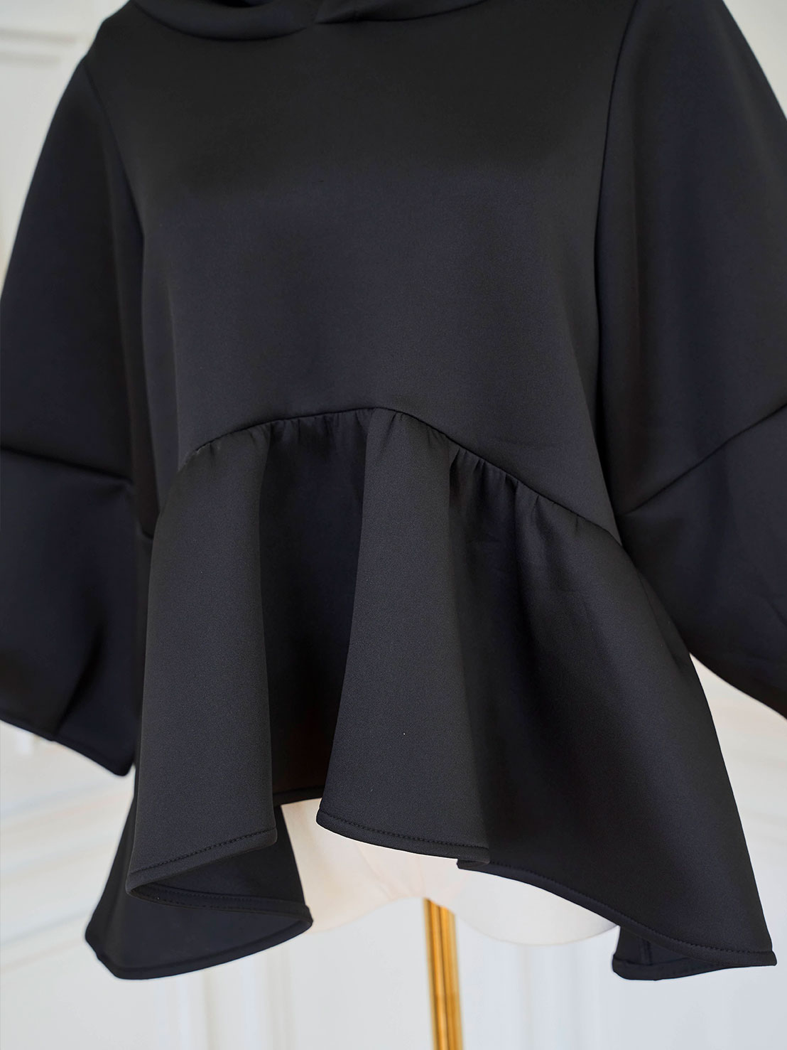 ボンディングペプラムフーディ(ma15-2508)