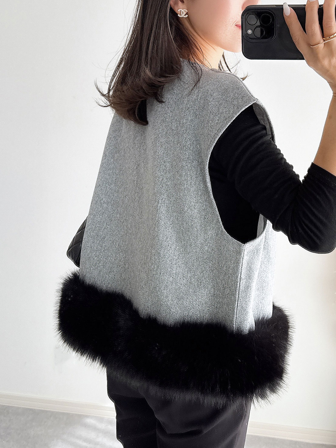 SUSOファー切替ジレ(aj013)TH