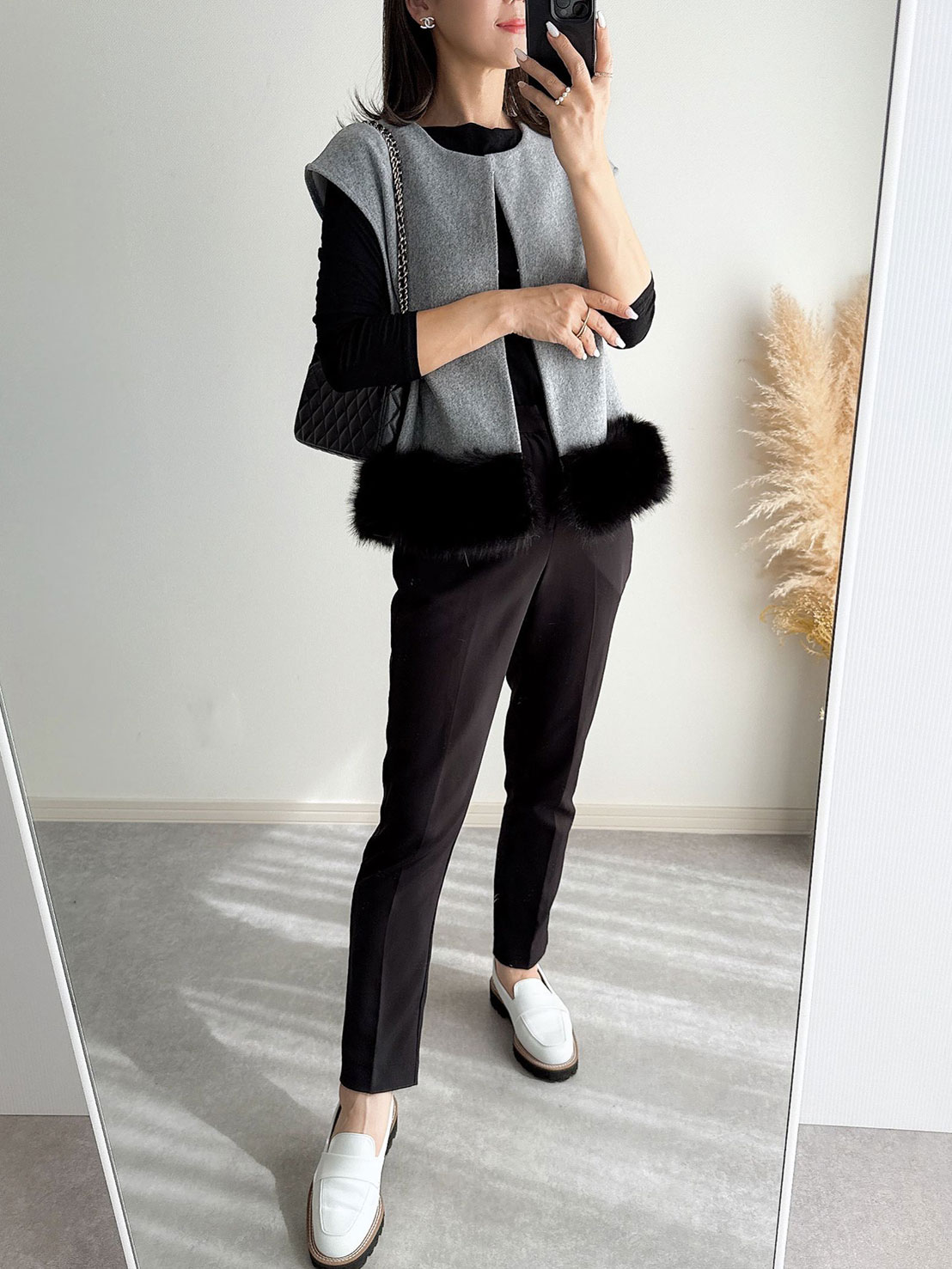 SUSOファー切替ジレ(aj013)TH