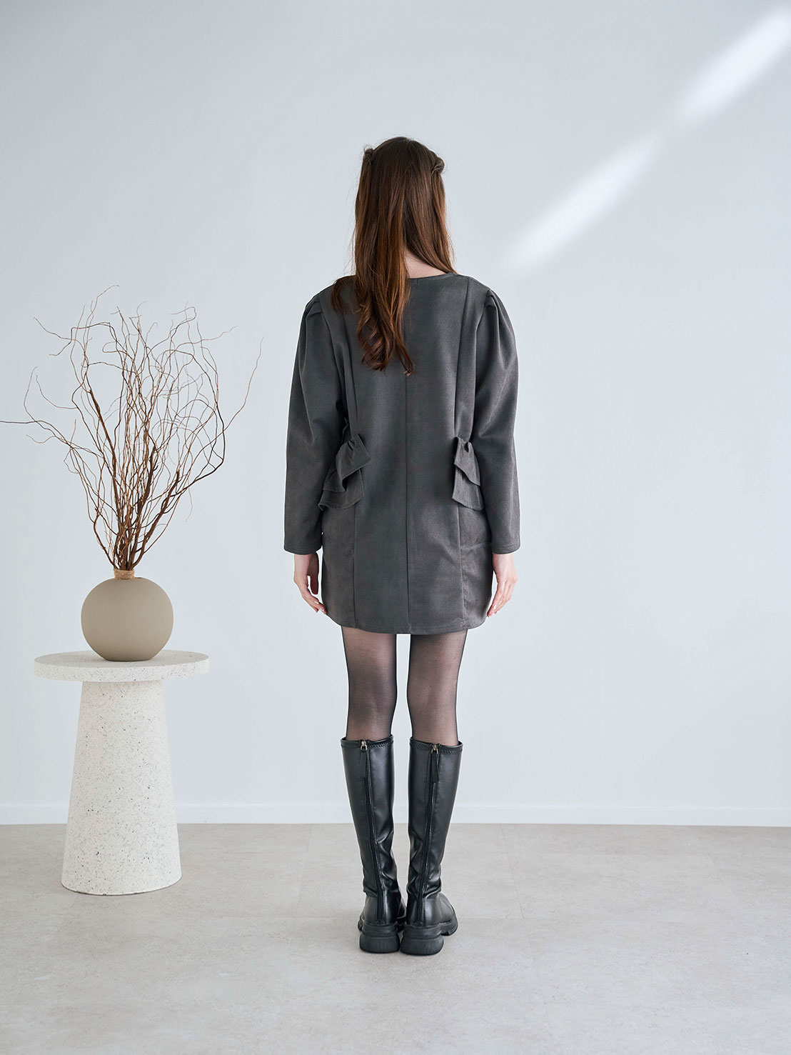 BIG FRILL Pocket One-piece/ミニ丈(ka003)