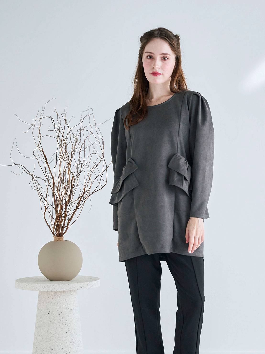 BIG FRILL Pocket One-piece/ミニ丈(ka003)