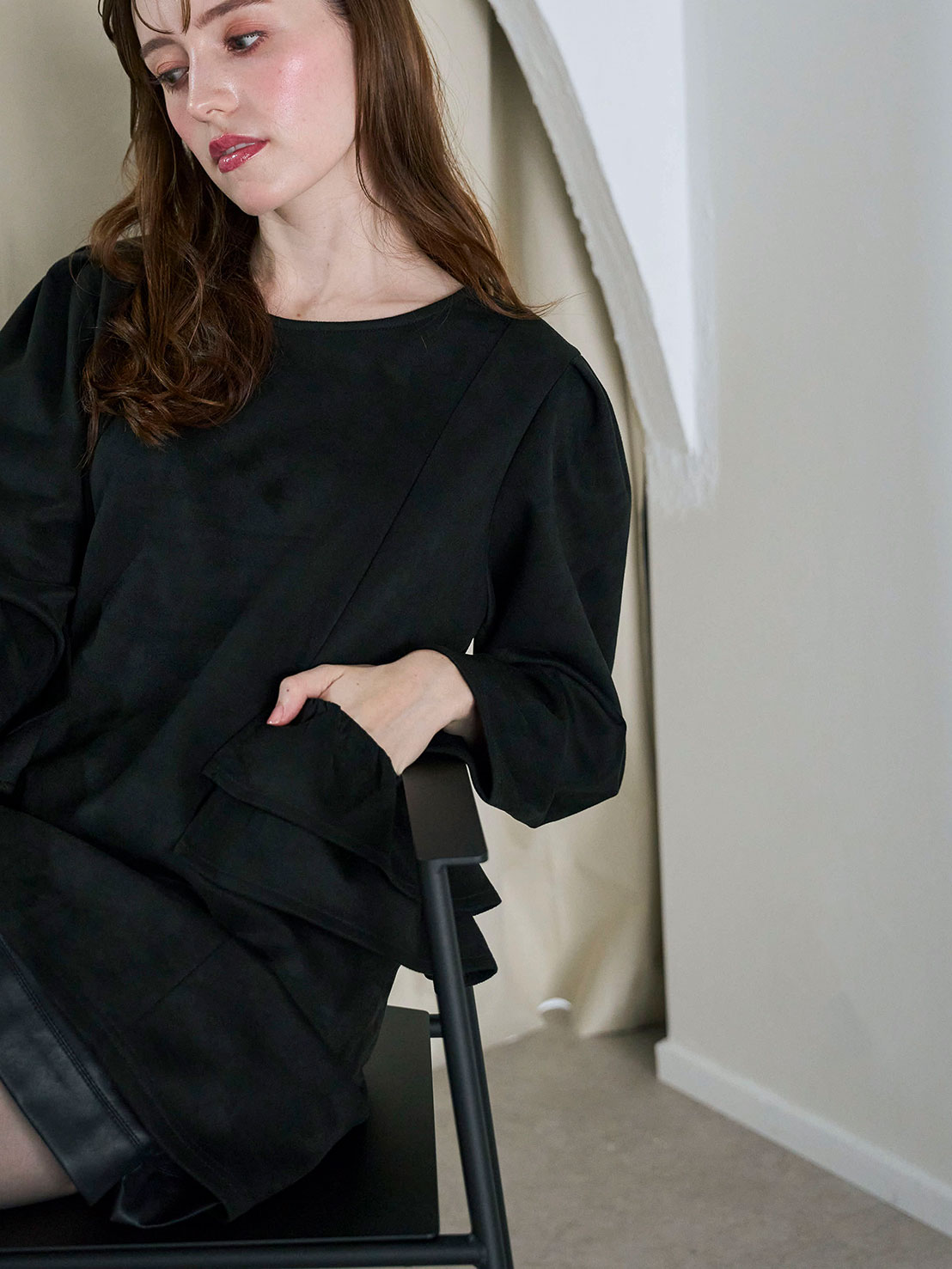 BIG FRILL Pocket One-piece/ミニ丈(ka003)