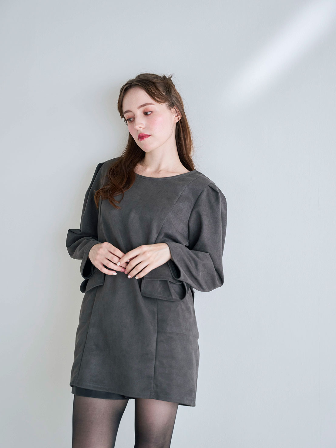 BIG FRILL Pocket One-piece/ミニ丈(ka003)