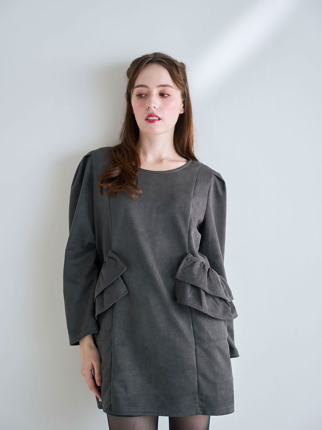 BIG FRILL Pocket One-piece/ミニ丈(ka003)