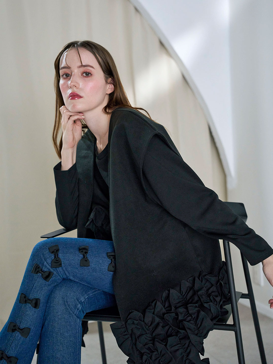 SUSO Flower ジレ(ka002)TH