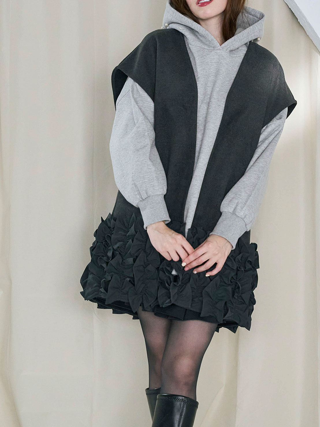 SUSO Flower ジレ(ka002)TH