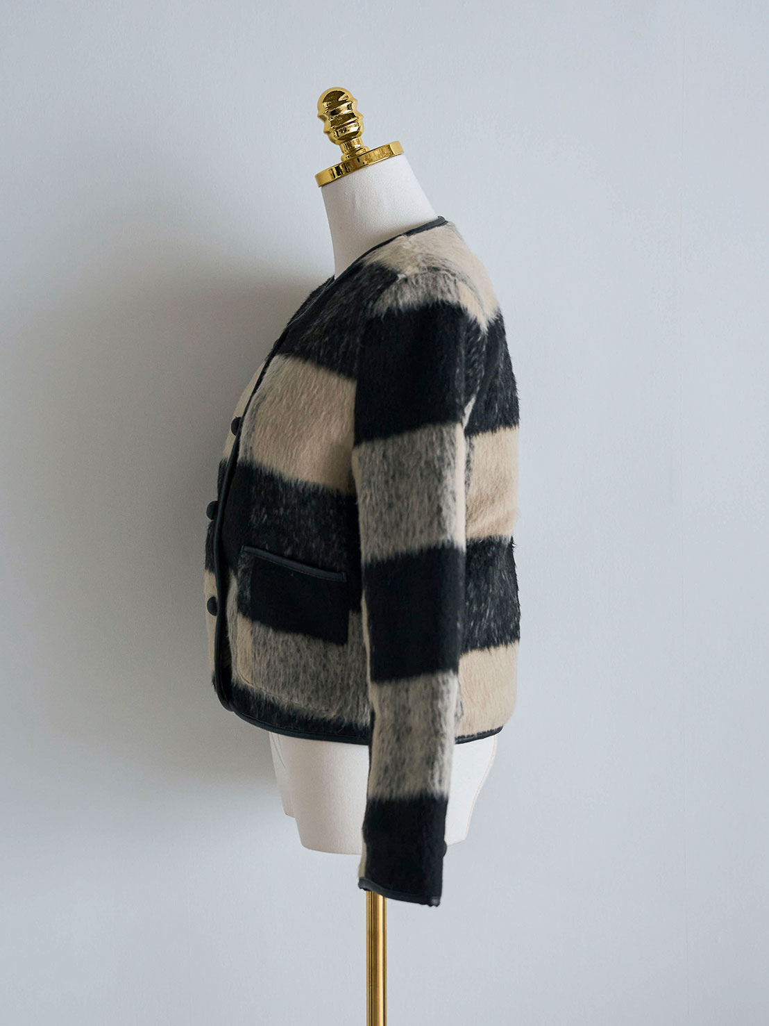 【チェック柄起毛ジャケット(sZSZ11-1)】