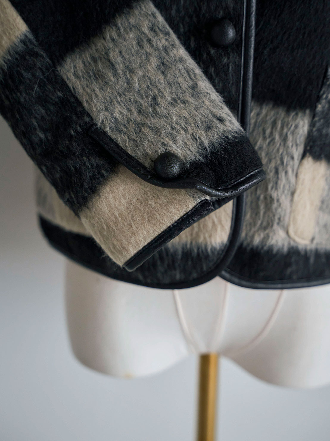 【チェック柄起毛ジャケット(sZSZ11-1)】