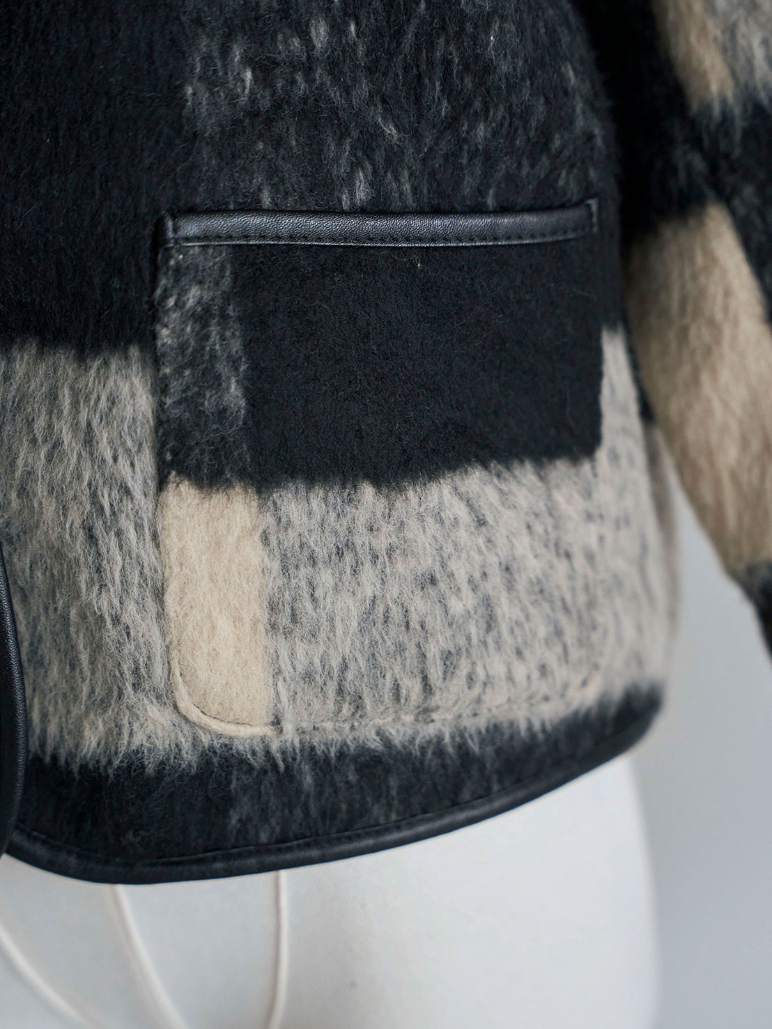 【チェック柄起毛ジャケット(sZSZ11-1)】