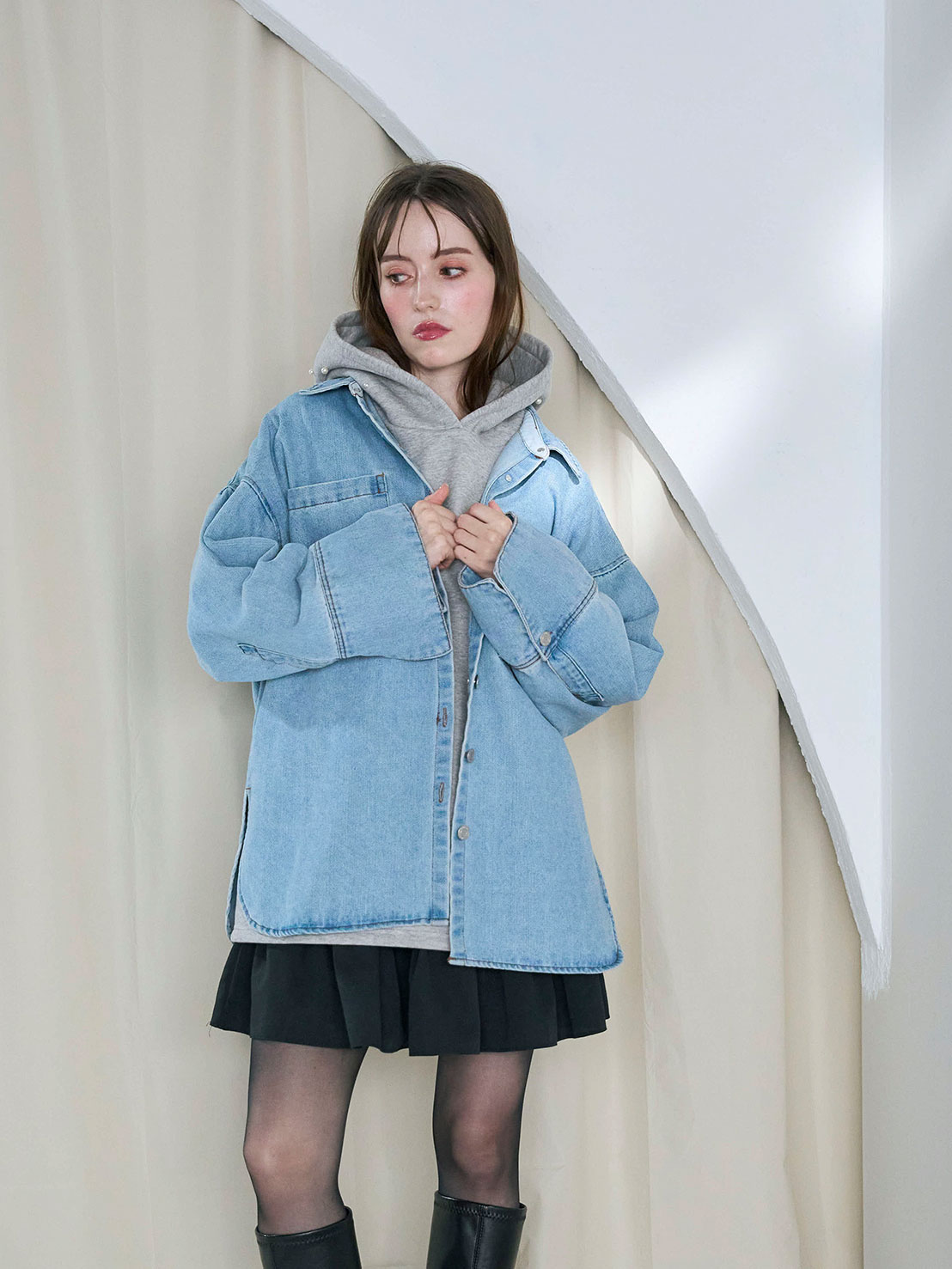 PEARLフーディ オーバーTOPS(ka004)