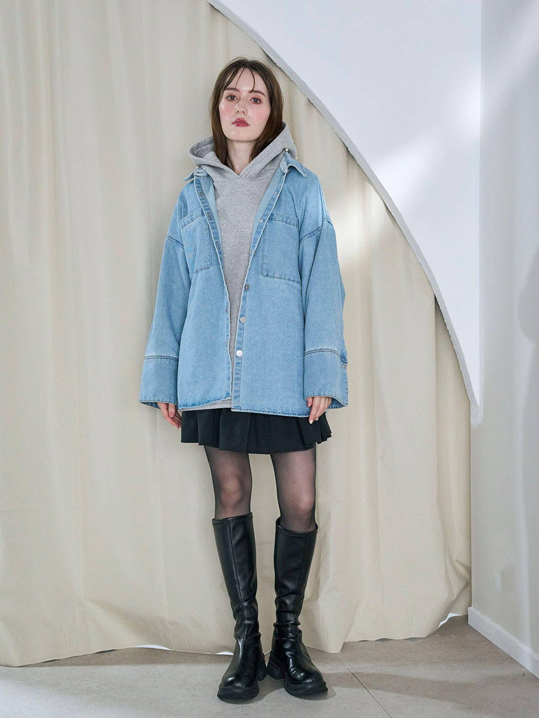 PEARLフーディ オーバーTOPS(ka004)