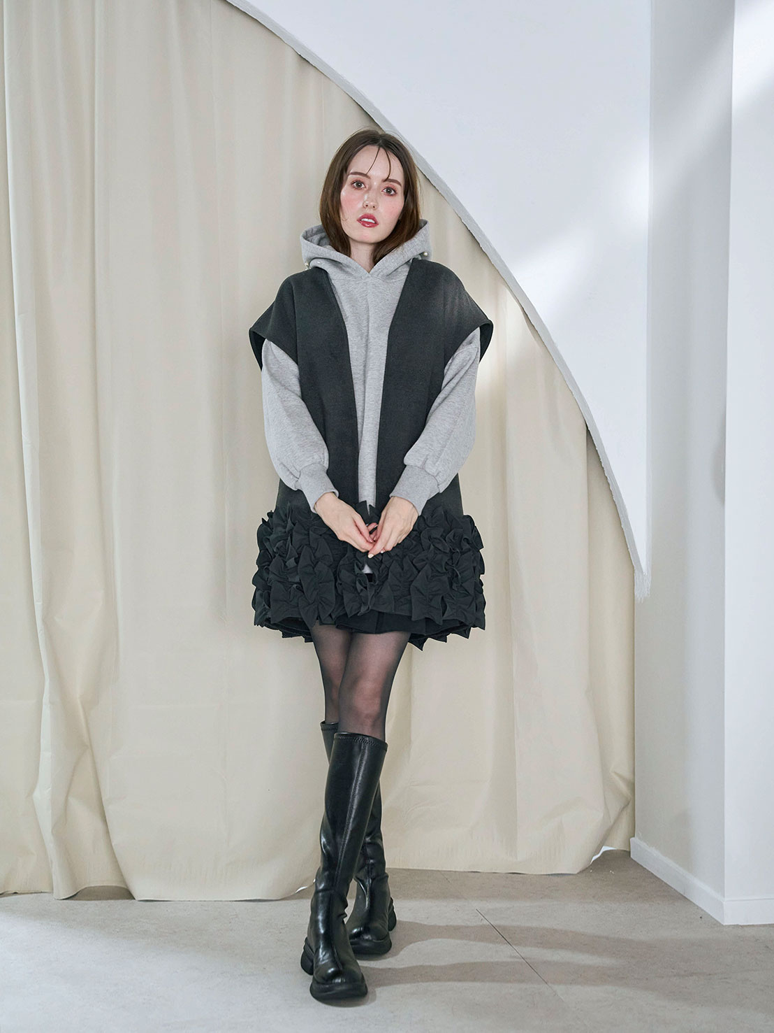 PEARLフーディ オーバーTOPS(ka004)