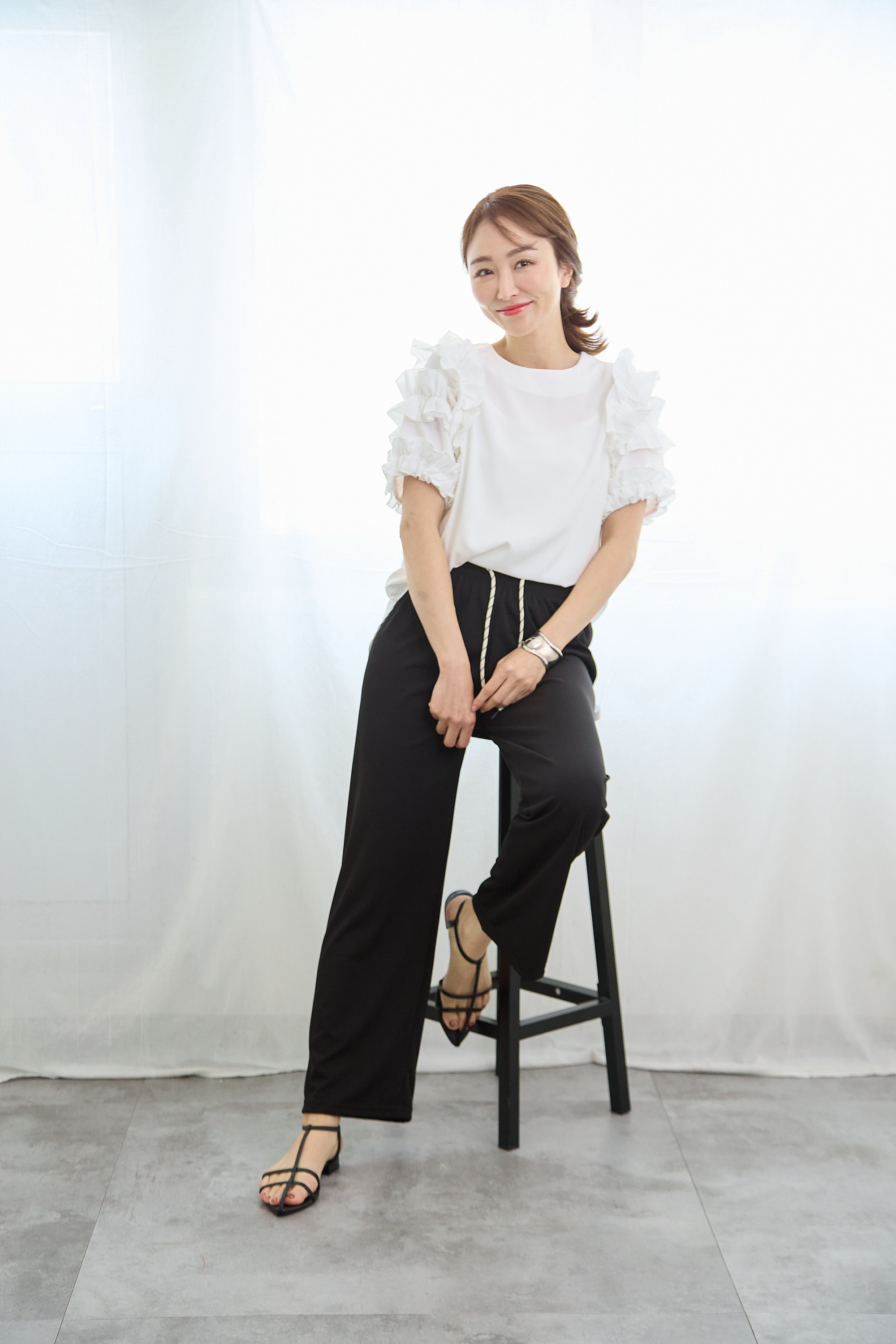 ブレイドロープさらっとセミワイドパンツ