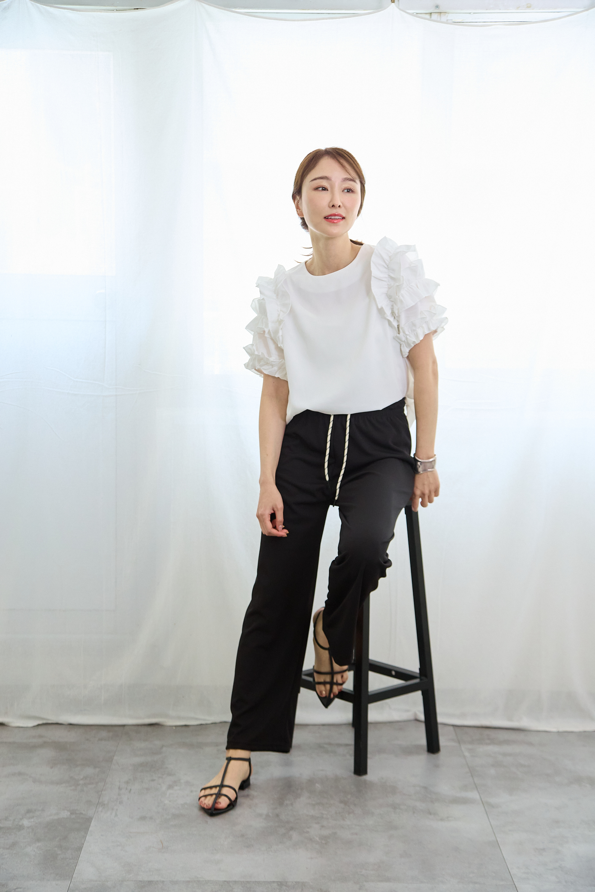 ブレイドロープさらっとセミワイドパンツ