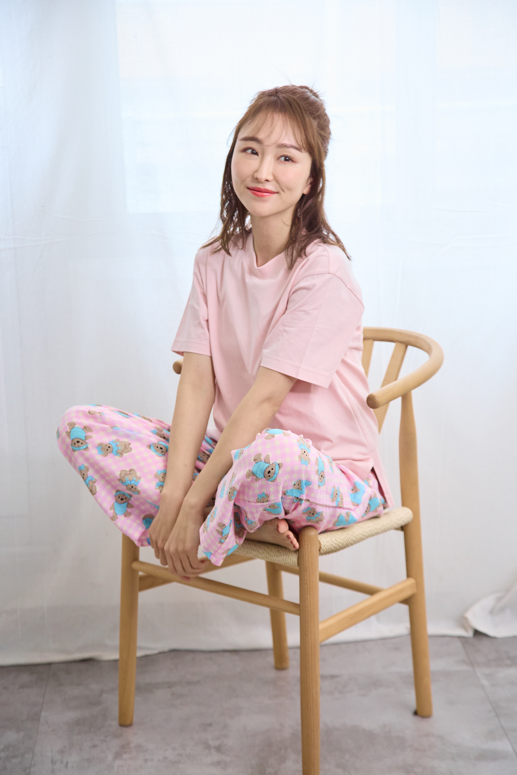 【クマさん柄ルームウェア（kk2503-a9）】