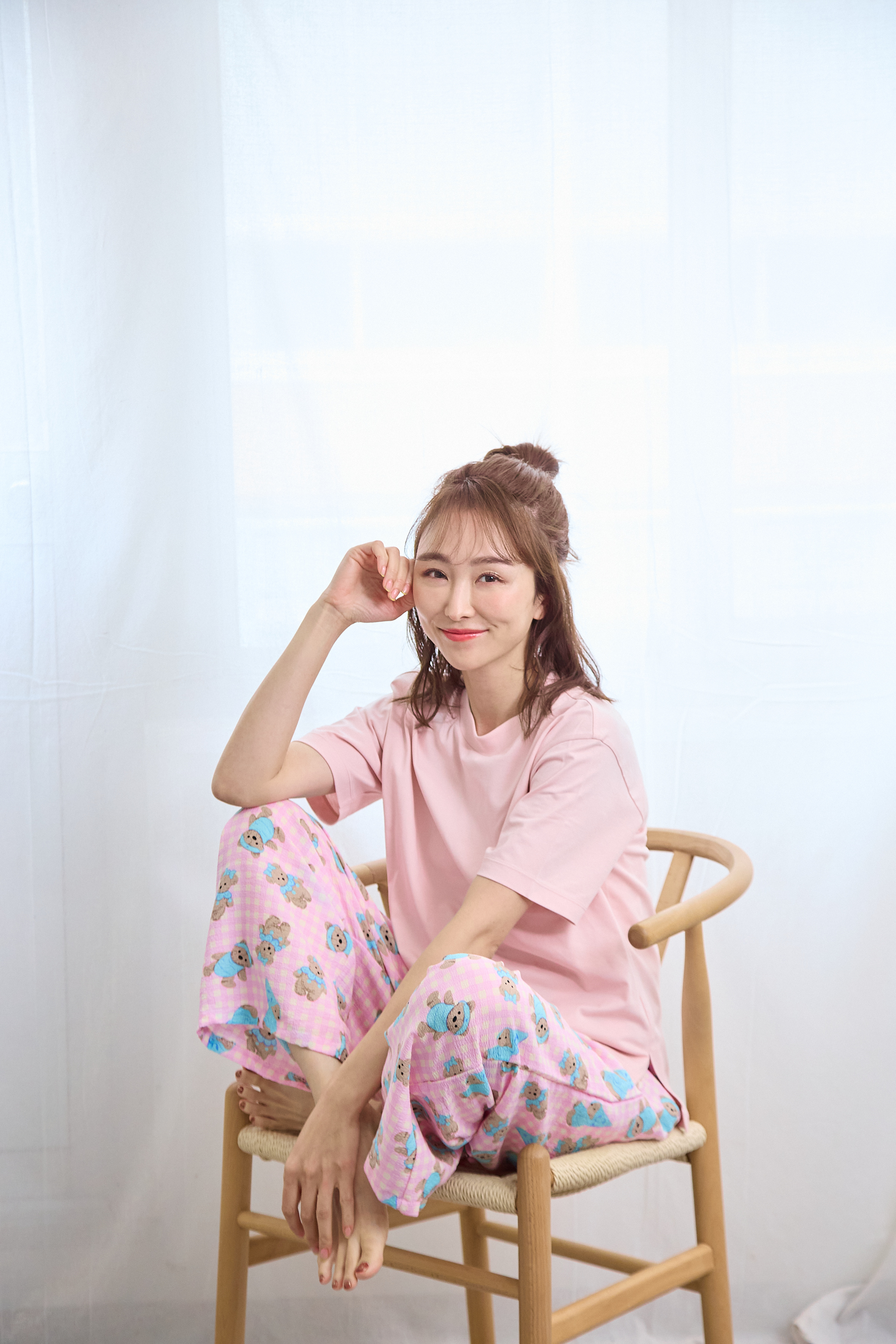 【クマさん柄ルームウェア（kk2503-a9）】