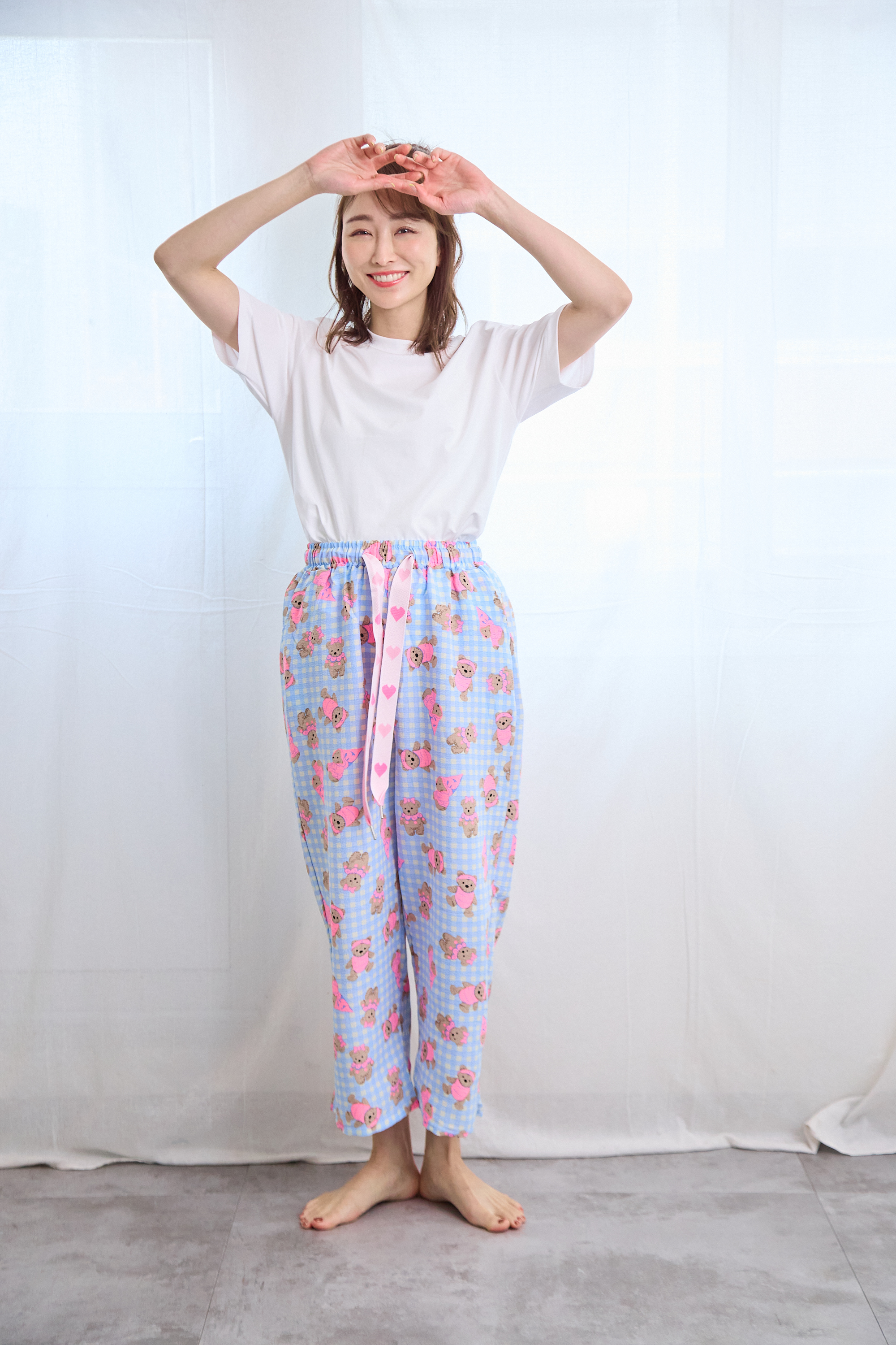 【クマさん柄ルームウェア（kk2503-a9）】