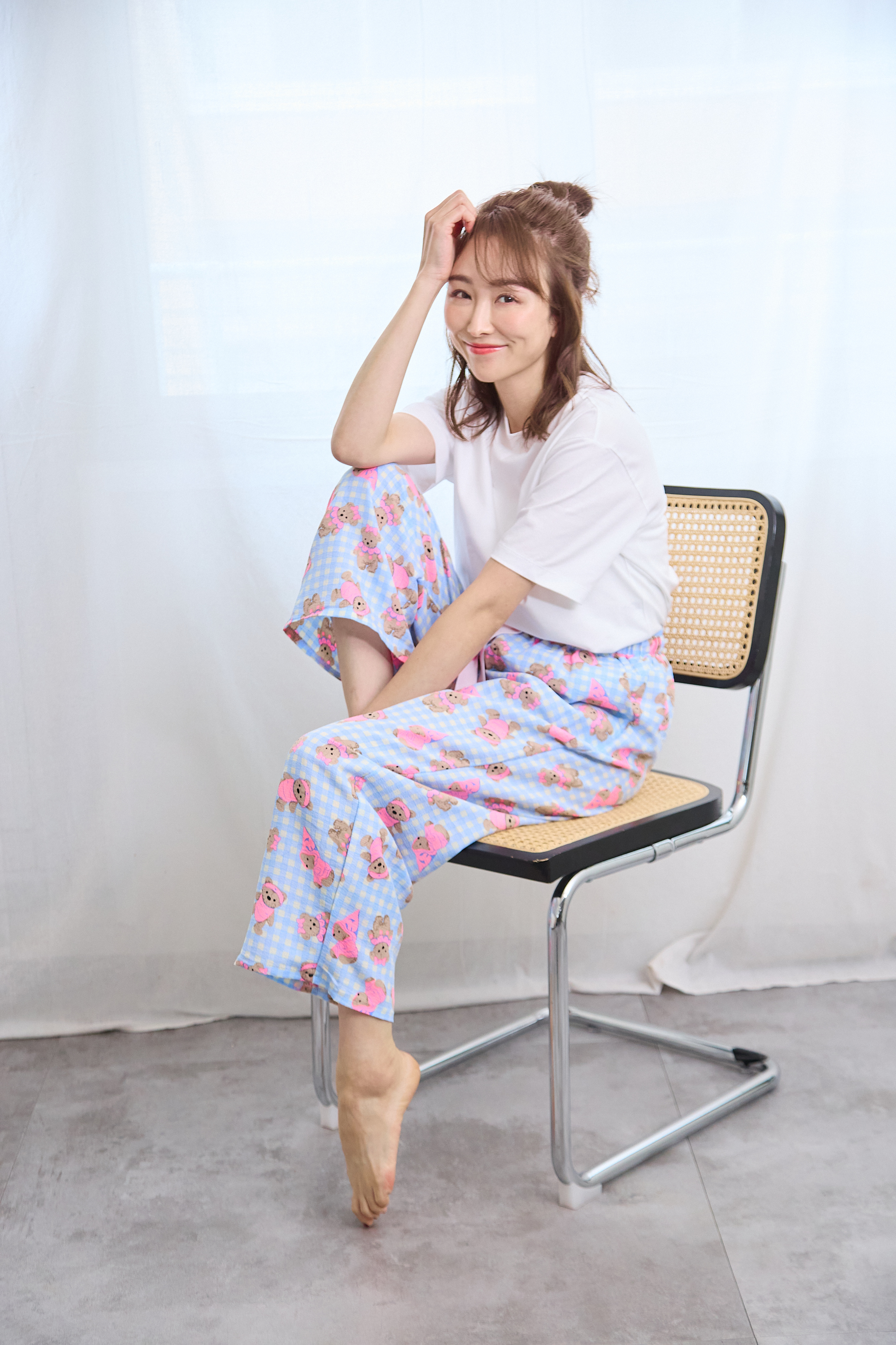 【クマさん柄ルームウェア（kk2503-a9）】