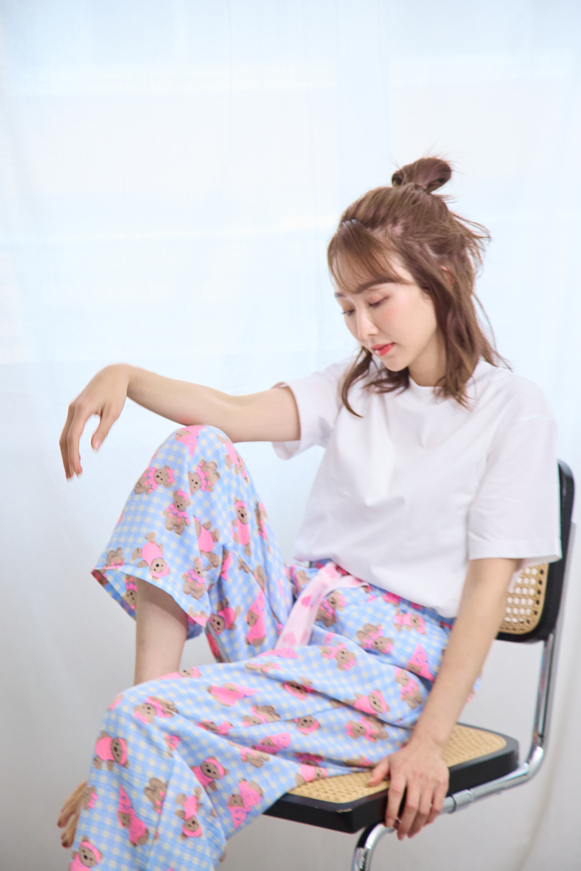 【クマさん柄ルームウェア（kk2503-a9）】