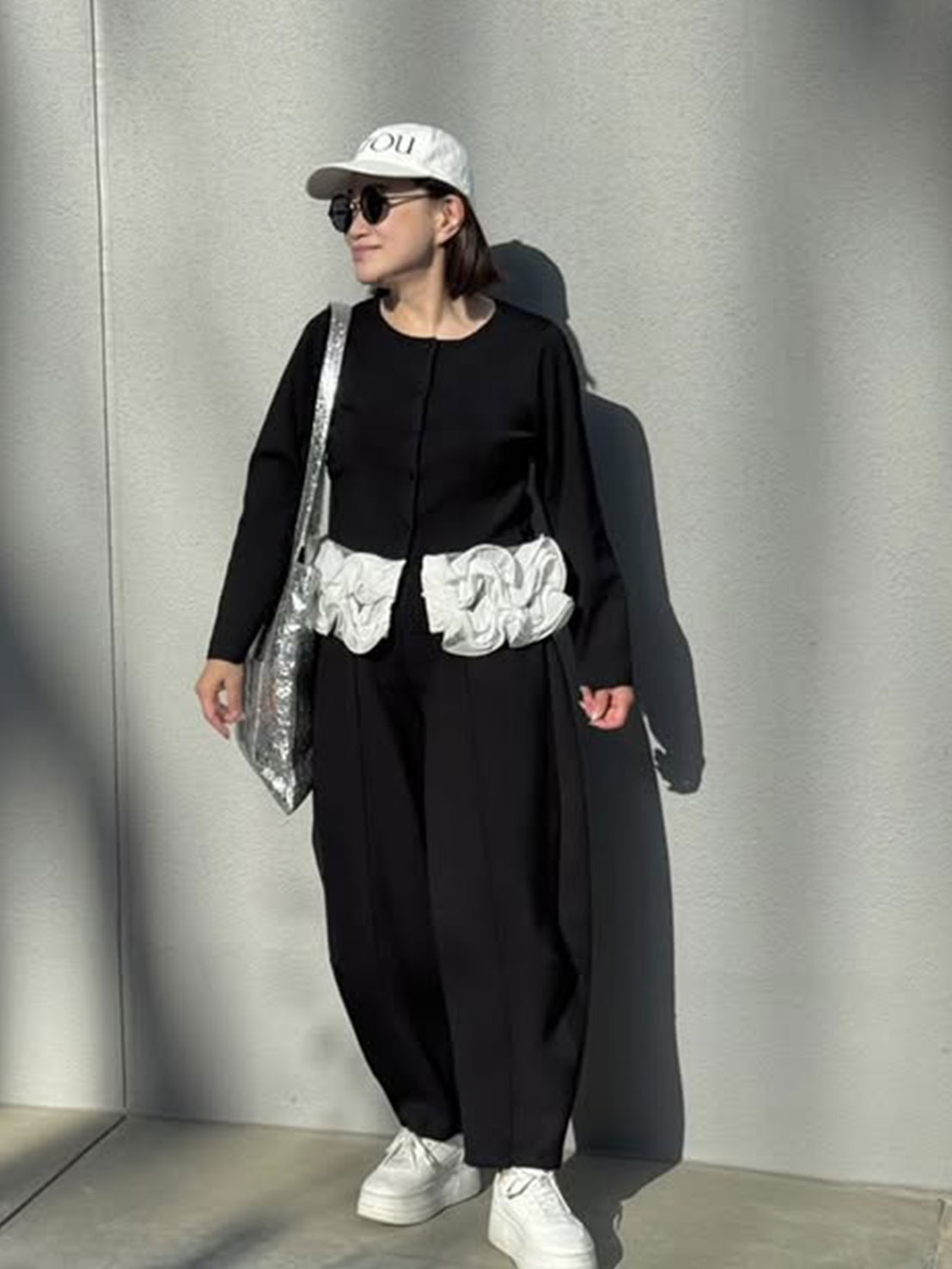 @yuka2661×Myuコラボ　FRILL Frowerニットカーディガン(aj014)TH