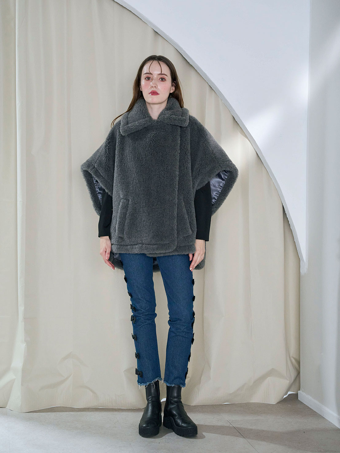 極ふわボアコート/ショート(sz005)TH