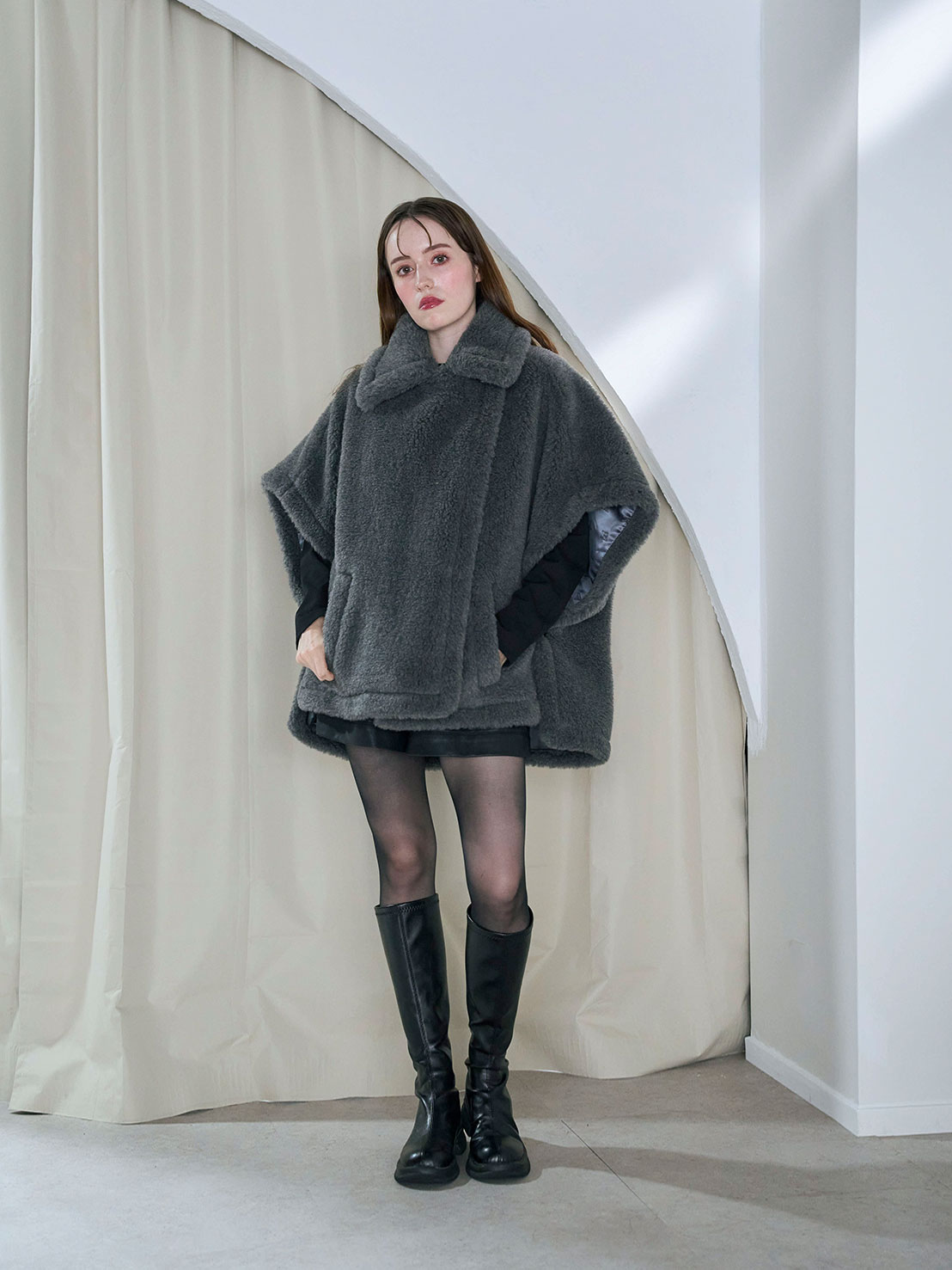 極ふわボアコート/ショート(sz005)TH