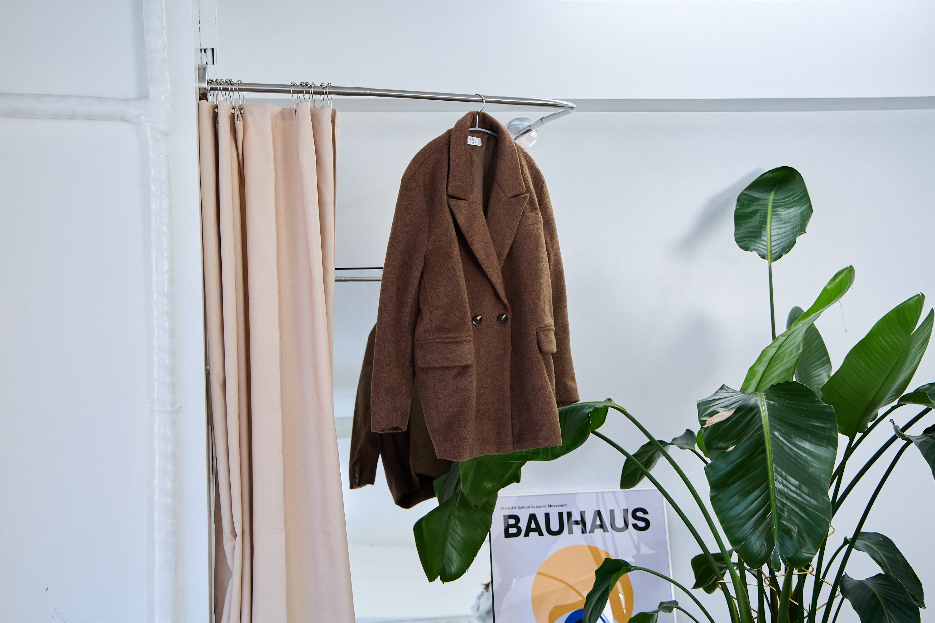 miku＆Erikaコラボitem♡【シャギー テーラードオーバーコート(kbm593)】メール便OK