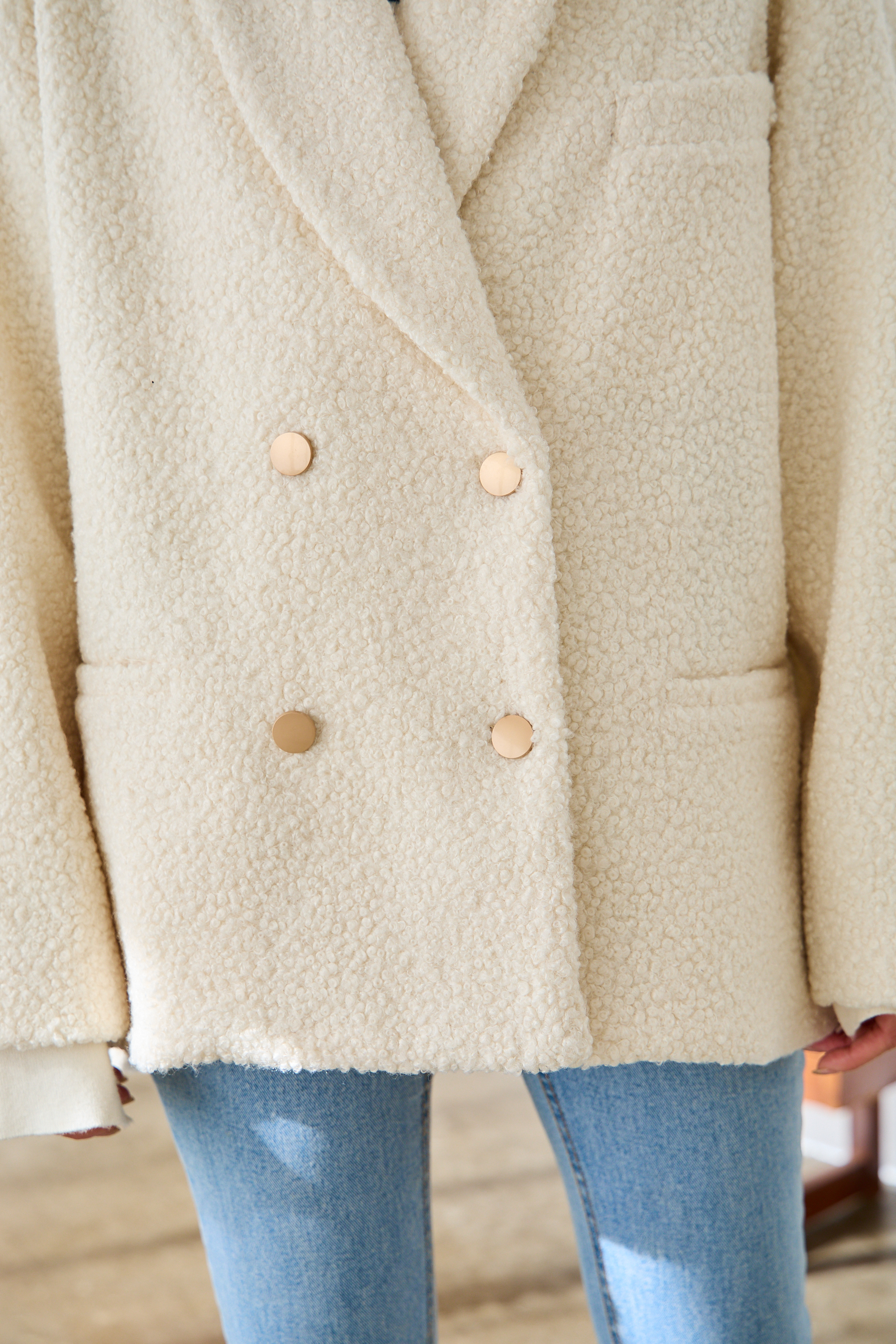 【ブークレー　オーバーサイズジャケットコート(kbm590)】メール便OK